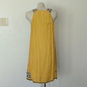 Burning Torch Dresses - Bohemian embroidered asymmetric v neck dress Burning Torch Dresses - Bohemian embroidered asymmetric v neck dress